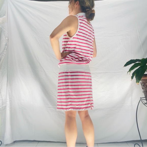 ★  STRIPED SLEEVELESS DRESS ★ - Picture 2 of 2